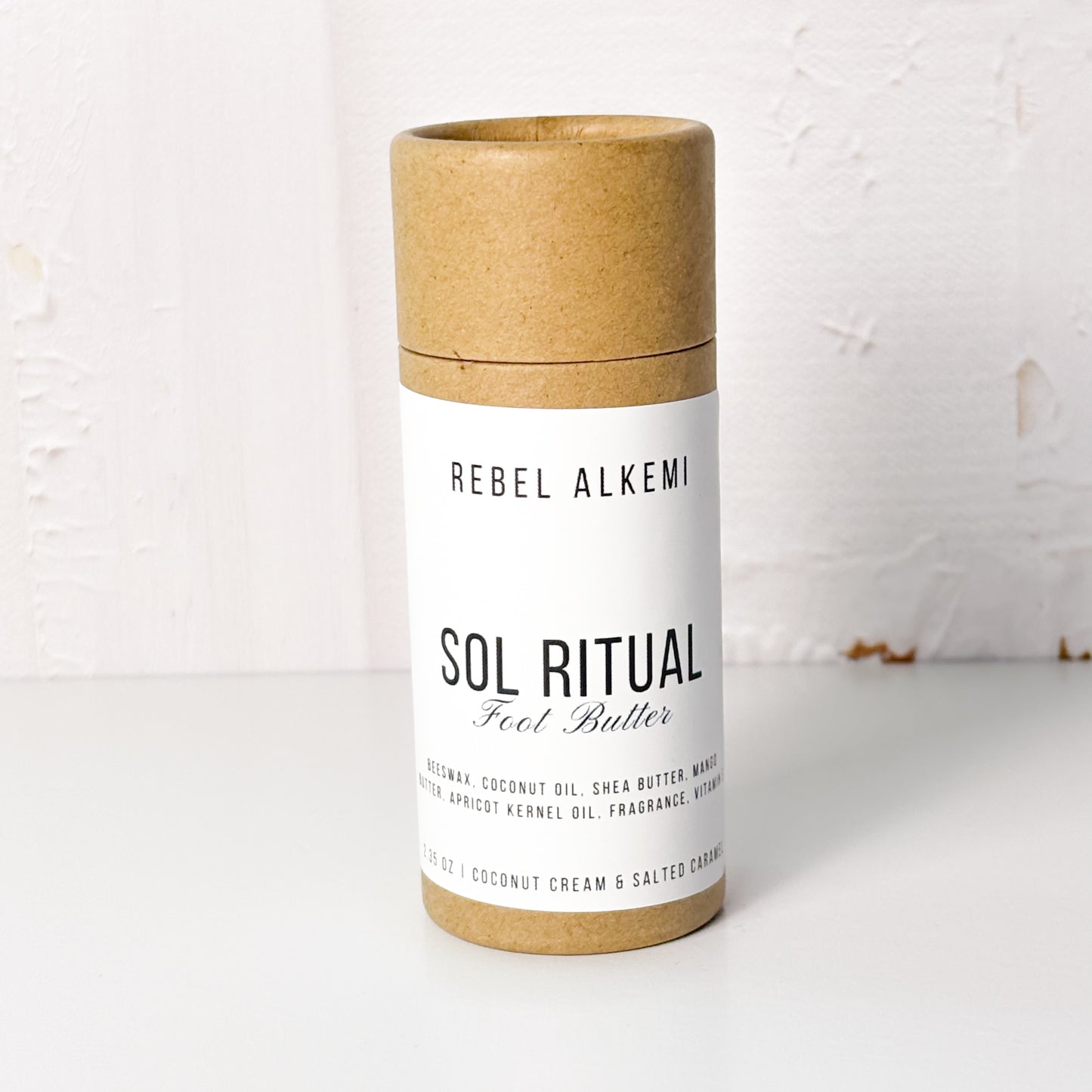 Rebel Alkemi Sol Ritual Foot Butter Coconut and Salted Caramel