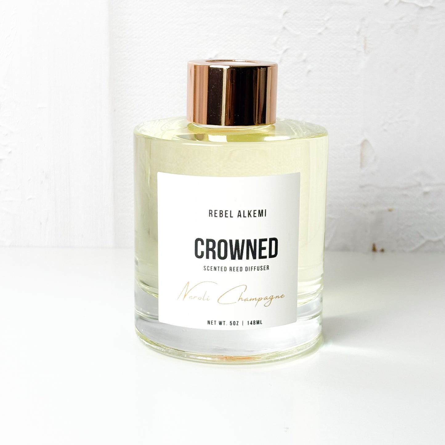 Rebel alkemi crowned reed diffuser - neroli champagne