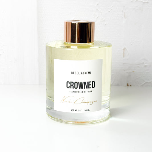 Rebel alkemi crowned reed diffuser - neroli champagne