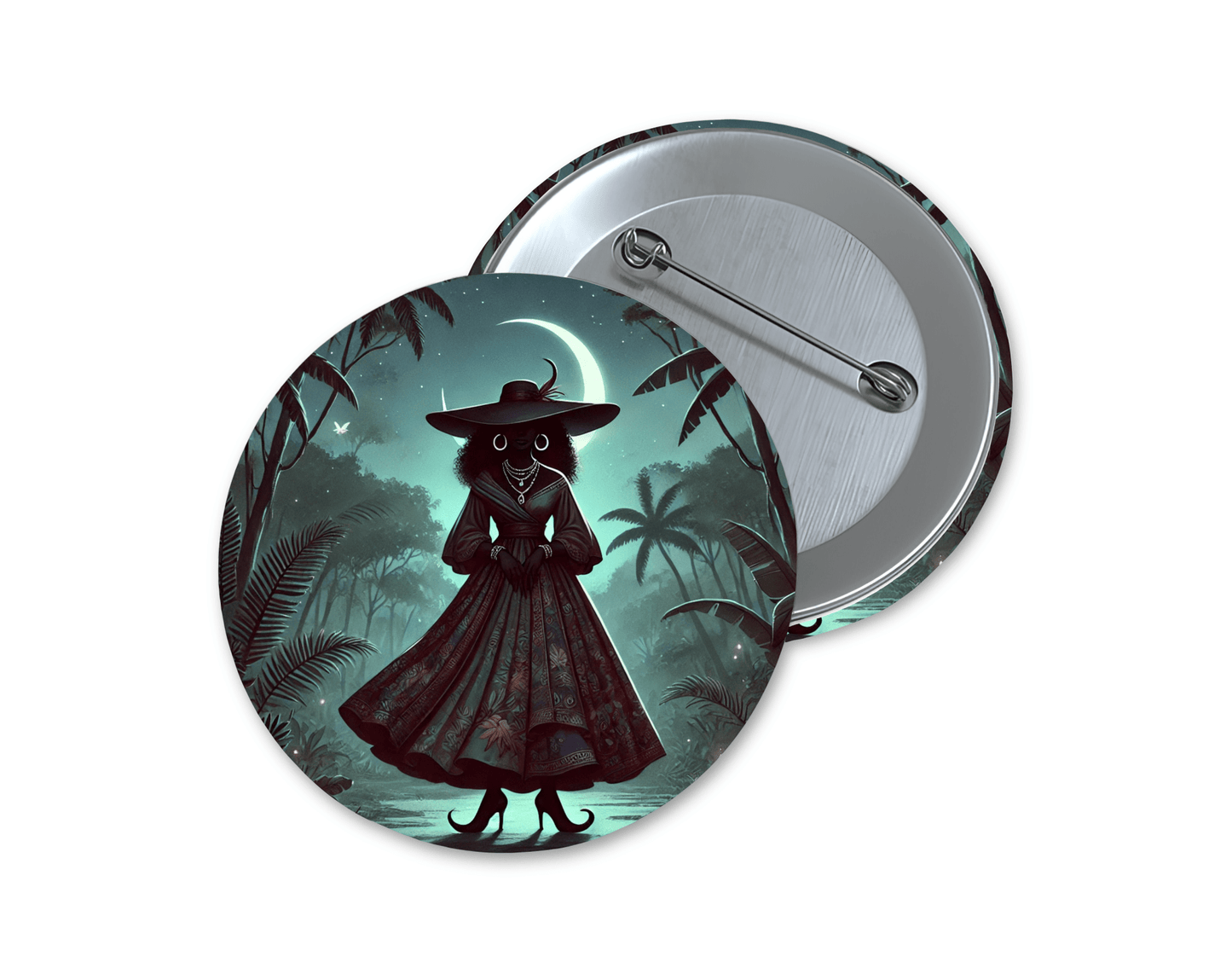 La Diablesse Button Pin - Rebel Alkemi