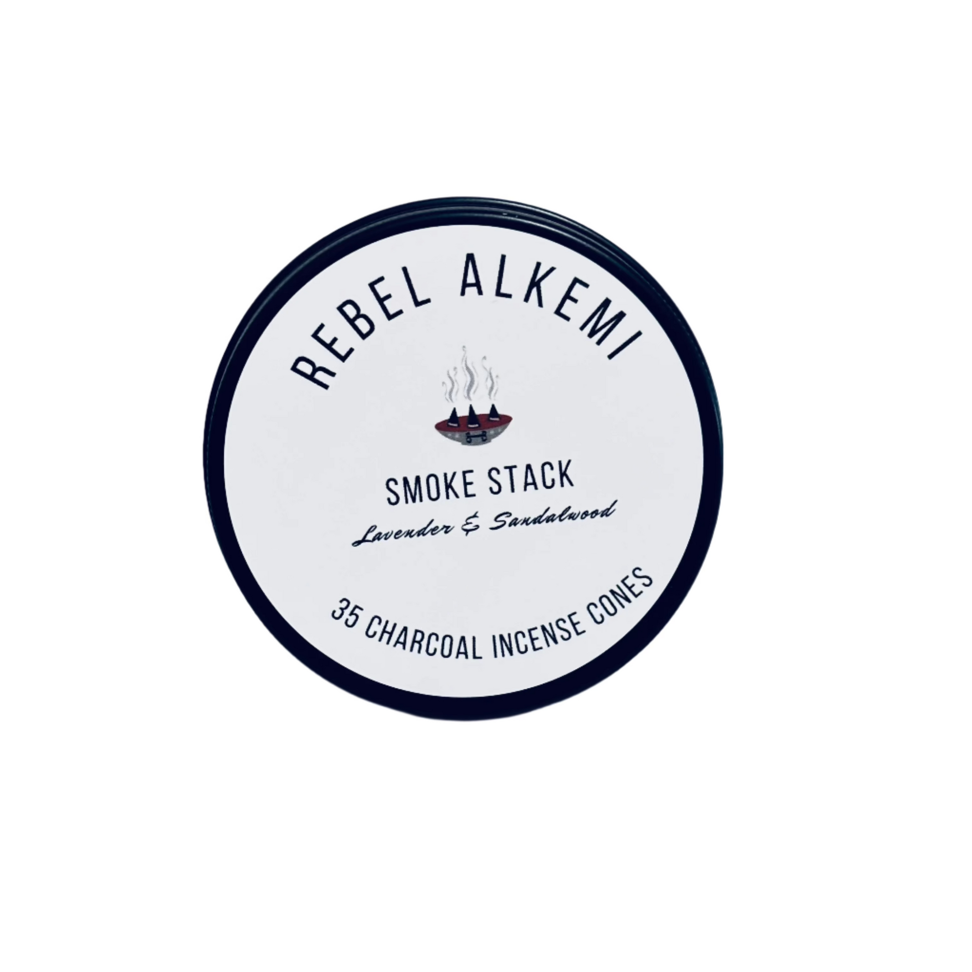 Smoke Stack Incense Cone - Lavender and Sandalwood - Rebel Alkemi