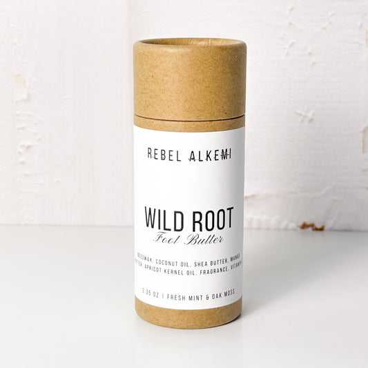 Rebel Alkemi Wild Root Foot Butter on a white background